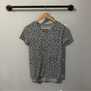 Leopard print t shirt in like new condition!